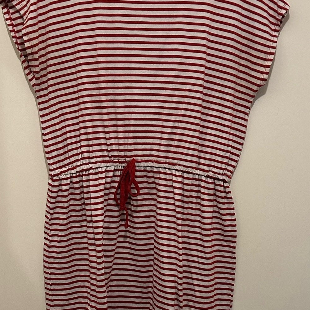 Anko - Red and White Striped Dress - Size 12